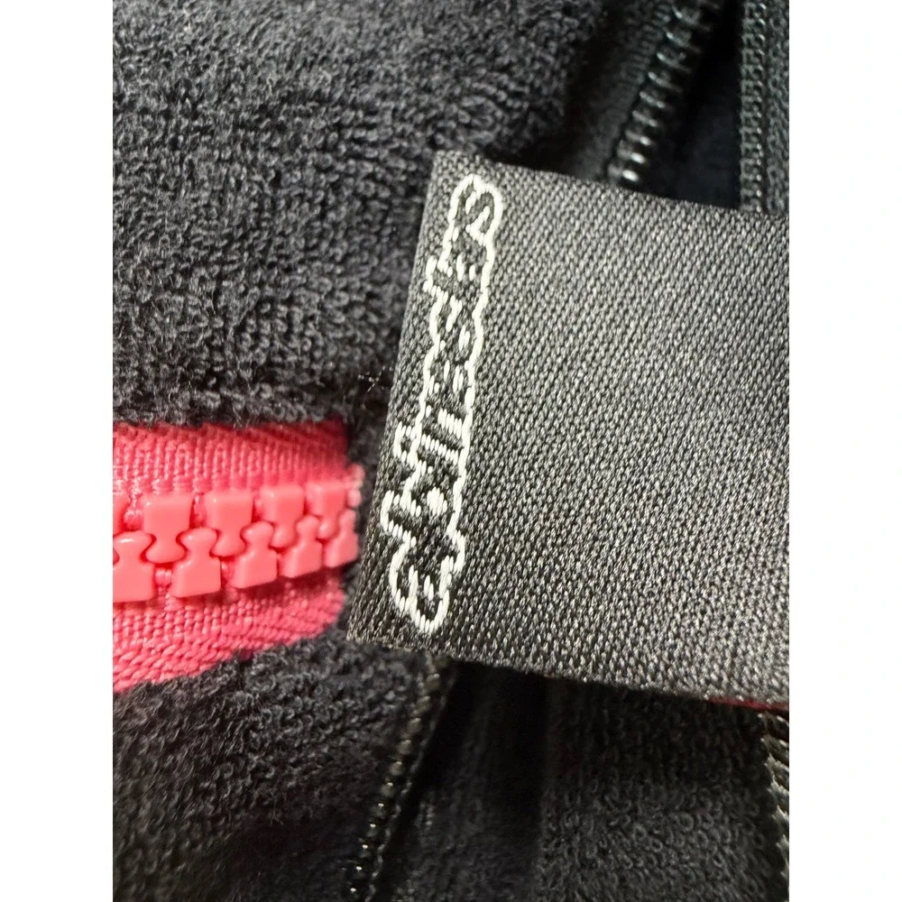 Alpinestars Women Black Pink Fleece Mini Backpack Convertible Sling Bag Grommet
